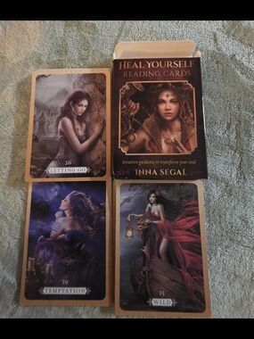 Heal Yourself Oracle  Cards- Inna Segal- QR Code For Guidebook